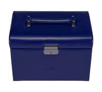 Windrose Merino jewelry case 24.5 cm blue