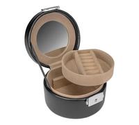 Windrose Merino Jewelry box 12 cm black