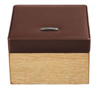 Windrose Wood jewelry box 14 cm brown