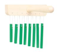 Winds Bells Pipe Wood Constructions Aluminum Pipe 8 Winds Chimes Hanging Decorations With Rod Educational Tool