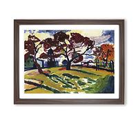 Winds By Henry Lyman Sayen Classic Painting Framed Print | A2 Walnut Framed Wall Art | Ready to Hang | Classic Historical Picture | Living Room Bedroom Lounge Office