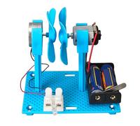Winds Power Model Kits STEM Physics Experiment Creative Assembly Toy for Kids Science Learning Home School Projects Kids Toy Wind Power Model Experiment for Classroom