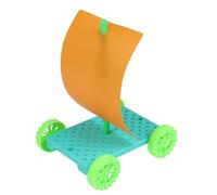 Winds Powered Car Model Assembly Toy Science Toy for Kid Aged 8+ Building Science Experiment Engineering Set Winds Powered Car