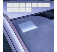 Windscreen Adhesive Pouch, 12 pcs, Size DINA6, 6.30 x 4.61, in Transparent, Parking Permit Holder for Sticking on, car windscreen Vignette Cover, self-Adhesive Envelope Resident Parking Permit