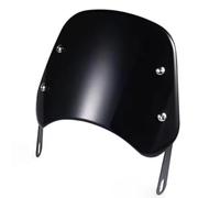 Windscreen Air Deflectors Compatible With CB 500F CBF500 2004 2005 2006 2007 Motorcycle Windshield Windscreen Screen Wind Deflectors With Bracket(A -Black)