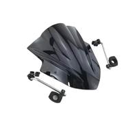 Windscreen Air Deflectors Compatible With For FZ07 For MT07 2014-2017 For FZ09 For MT09 2013-2016 For FZ1 2006-2015 Motorcycle Adjustable Windshield Accessories(Black)