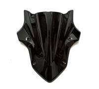 Windscreen Air Deflectors Compatible With For Z900 2017 2018 2019 Motorcycle Windscreen Windshield Air Deflector Glass Accessories(Black)