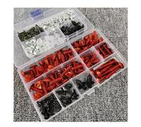 Windscreen Bolts Motorcycle Fairing Bolts Kit Screws For Aprilia TUONO V4 R APRC 1100 RR-FACTORY 660 CONCEPT Bodywork Fasteners Washers Nuts Fairing Bodywork Screws(RED)