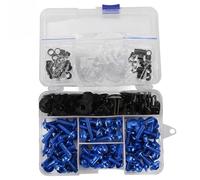 Windscreen Bolts Motorcycle Fairing Bolts Screw For Ducati DesertX Desert X 2022-2026 Windscreen Colorful Fasteners Nuts Sets Washers Parts Fairing Bodywork Screws(BLUE)