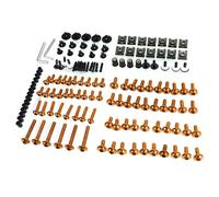 Windscreen Bolts Motorcycle Windscreen Fairing Bolt For Super Soco TC Max/50/Wanderer TS 50 2020 2021 Complete Kit Screws Wrench Nuts Parts Fairing Bodywork Screws(Orange)
