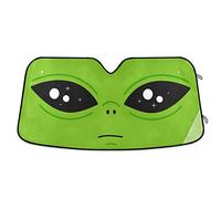 Windscreen Cover Alien Eye Heat Shield Sun Visor Reusable Windscreen Sun Shade Foldable Front Window Sunshades For Car Truck Suv M