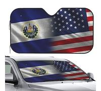 Windscreen Cover America El Salvador Flag Windshield Sunshade Foldable Front Window Sunshades Keep Vehicle Cool Windscreen Sun Shade For Car Suv Truck S