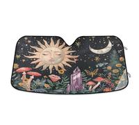 Windscreen Cover Boho Sun Moon Car Front Windshield M