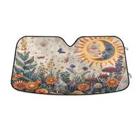 Windscreen Cover Boho Sun Moon Front Window Sunshades S