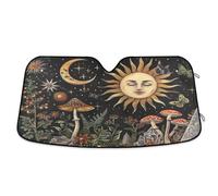 Windscreen Cover Boho Sun Moon Front Window Sunshades S