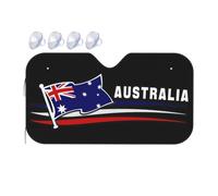 Windscreen Cover Foldable Windscreen Car Sunshades Block Uv Rays Front Window Sunshades Universal For Summer Auto Suv Vintage And Australia Australian Flag S