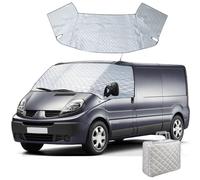 Windscreen Cover for 2001-2014 Vivaro, VAUXHALL Vivaro, Renault Trafic, Nissan Primastar, Front Windscreen Sun Protection Car Thermal Mat Wrap Cover