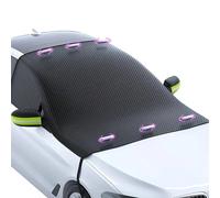 Windscreen Cover for Alfa Romeo Junior Stelvio Tonale, Anti-Snow And Anti-Icing Car Front Glass Protective Cover Foldable Car Glass Protective Cover Car Snow Cover,B Green