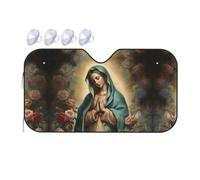 Windscreen Cover Holly Mary Blessed Virgin Mary Our Lady Of Guadalupe Mother Of God Windshield Sunshade Foldable Front Window Sunshades Keep Vehicle Cool Windscreen Sun Shade For Car Suv Van M