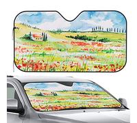Windscreen Cover Landscape Cypress Trees Heat Shield Sun Visor Durable Car Front Windshield Pefect Fit Windshield Sunshade For Suv Most Cars Truck S