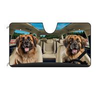 Windscreen Cover Leonberger Dog In The Colorful Flowers S