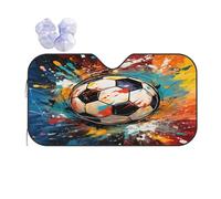 Windscreen Cover Rainbow Colored Splash Soccer Front Window Sunshades Durable Windshield Sunshade Keep Vehicle Cooler Heat Shield Sun Visor For Suv Most Cars Truck M