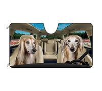 Windscreen Cover Saluki Dog In The Colorful Flowers S