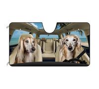 Windscreen Cover Saluki Dog On The Beach Windshield Sunshade S