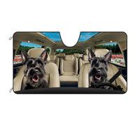 Windscreen Cover Scottish Terrier Dog In The Colorful Flowers S