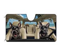 Windscreen Cover Scottish Terrier Dog On The Beach S