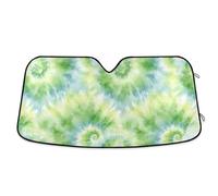 Windscreen Cover Tie Dye Spiral (25) Windshield Sunshade Keep Vehicle Cool Heat Shield Sun Visor Reusable Front Window Sunshades For Truck Van Suv S