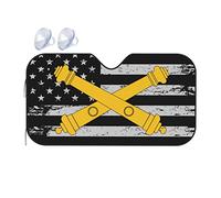 Windscreen Cover Us Army Field Artillery Heat Shield Sun Visor Reusable Windshield Sunshade Block Uv Rays Windscreen Sun Shade For Suv Truck Car M