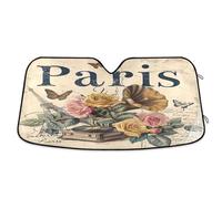 Windscreen Cover Vintage Paris Poster Car Front Windshield S