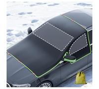 Windscreen Cover with 6 Magnets and 4 Tie Down Straps, Winter Windscreen Cover for the Against Snow, Ice, Frost for SUV, Truck and Car, Green