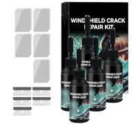 Windscreen Crack Repair Kit 2025 - Premium Glass Crack Repair Kit, for Stone Chips, Cracks, Holes and Scratches, Repair Tool for Car Windows, Quick and Effective Repair (5 Pieces)