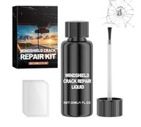 Windscreen Crack Repair Kit, Glass Scratch Remover Kit,Glass Repair Kit, Car Windscreen Crack Repair Kit, Fix Auto Windscreen Glass Cracks, Chip, Bulls Eye, Star Break, Half Moon (2)