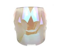 Windscreen Deflector For CBR1100XX 1996-2007 For CBR 1100 XX 96-07 Motorcycle Windshield Wind Screen Double Bubble Double Bubble Windscreen(White Iridium)