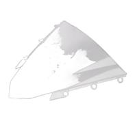 Windscreen Deflector For CBR500R 2016 2017 2018 Motorcycle Sports Racing Double Bubble Windshield WindScreen Deflector Motorcycle Screen Extension(Clear)