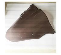 Windscreen Deflector For Ninja 650 ER-6F ER6F EX650 EX 650 F E A 2012-2016 Motorcycle Windshield Parabrisas Windscreen Screen Wind Deflector Double Bubble Windscreen(Smoke)