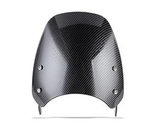 Windscreen deflector For Triumph For Bonneville T100 T120 For Thruxton 900 Headlight Fairing Windscreen Deflectors Motorcycle Windshield Motorcycle Windscreen(Carbon Fiber Look)