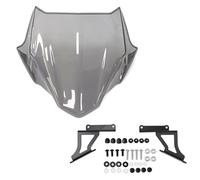 Windscreen Deflectors For Z650 For Z900 2020 2021 2022 2023 2024 Motorcycle Windshield Windscreens Wind Deflectors Viser Visor Upgrade Accessories(Light gray)