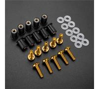 Windscreen Fastener Motorcycle Windshield Bolts Kit For BMW F800 GS GS800 GS 800 2024 2025 Fairing Windscreen Fastener Screw Nuts Motobike Fairing Nut Bolt Screw(Gold)