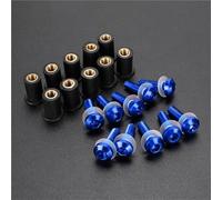 Windscreen Fastener Motorcycle Windshield Bolts Kit For Suzuki GSXR GSX-R 600 750 1000 GSXR750 GSXR1000 Fairing Windscreen Fastener Screw Nuts Motobike Fairing Nut Bolt Screw(Blue)