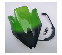 Windscreen For Kawasaki For Z750 For Z750R 2007-2008-2009-2010-2011-2012 Wind Deflectore Smoke Black Spoiler Windshield Windscreen(Green)
