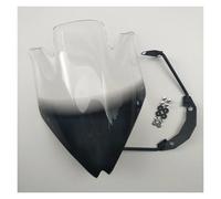 Windscreen For Kawasaki For Z750 Z750R 2007-2008-2009-2010-2011-2012 Smoke Black Spoiler Windshield Windscreen Wind Deflectore(Clear)