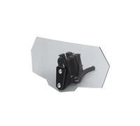 WindScreen For MT07 For MT09 For MT10 For R1 For R3 Wind Deflector | Universal Motorcycle Risen Clip On Windscreen Windshield Extension Spoiler Air Deflector(Gray-Black Bracket)