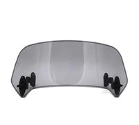 Windscreen For SYM For Citycom 300 For Tiger 800xc For CanAm Adjustable Motorcycle Windshield Extension Spoiler Clamp-On Windscreen Deflector(Small size)