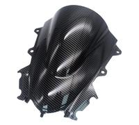 Windscreen For YZFR15 For YZFR125 2017 2018 2019 Double Bubble Motorcycle Visor Windshield Windscreen Deflector(Carbon)