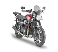 Windscreen GiVi tinted 295 x 325 mm with ABE for Benelli Imperiale 400 from 2020