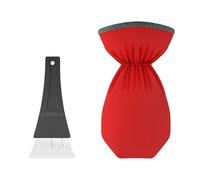 Windscreen Ice Scraper with Mittens, Snow Removal Shovel, Windproof Ice Scraper Tool for Winter, Automotive, SUV, Truck, Saloon, Perfect for Home, Garage, Snow and Ice Removal